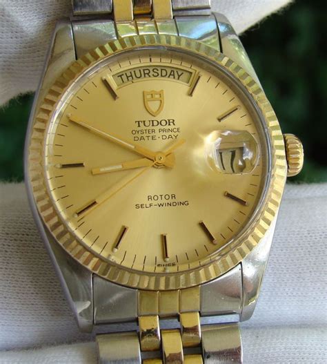 rolex tudor gold and stainless steel with rolex dail|tudor rolex watch value.